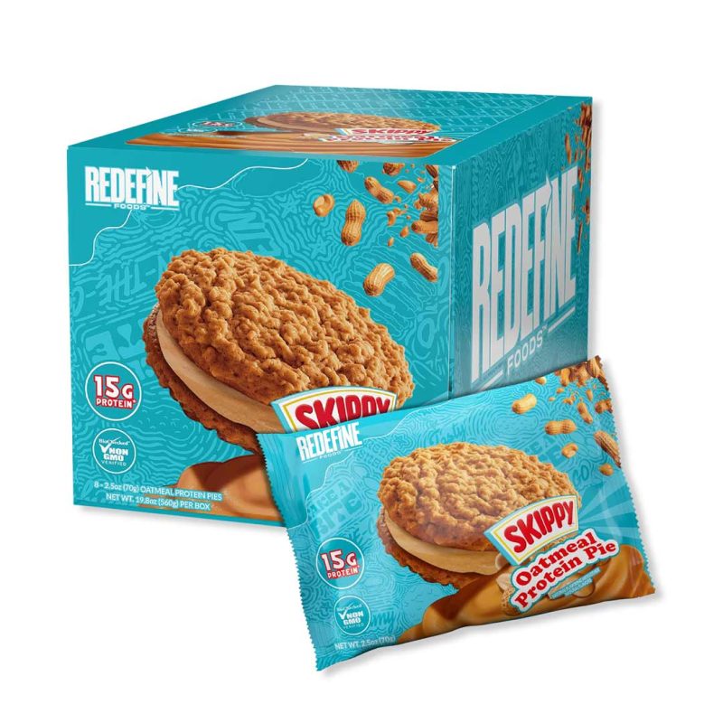 RedefineFoodsSkippyOatmealProteinPie8pk 01