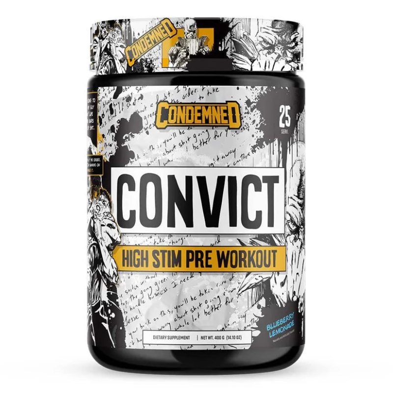 convict new pre workout condemned labz blueberry lemonade 675818